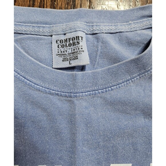 Vintage DELTA It's Time To Fly T Shirt Size L Blue - Picture 8 of 8